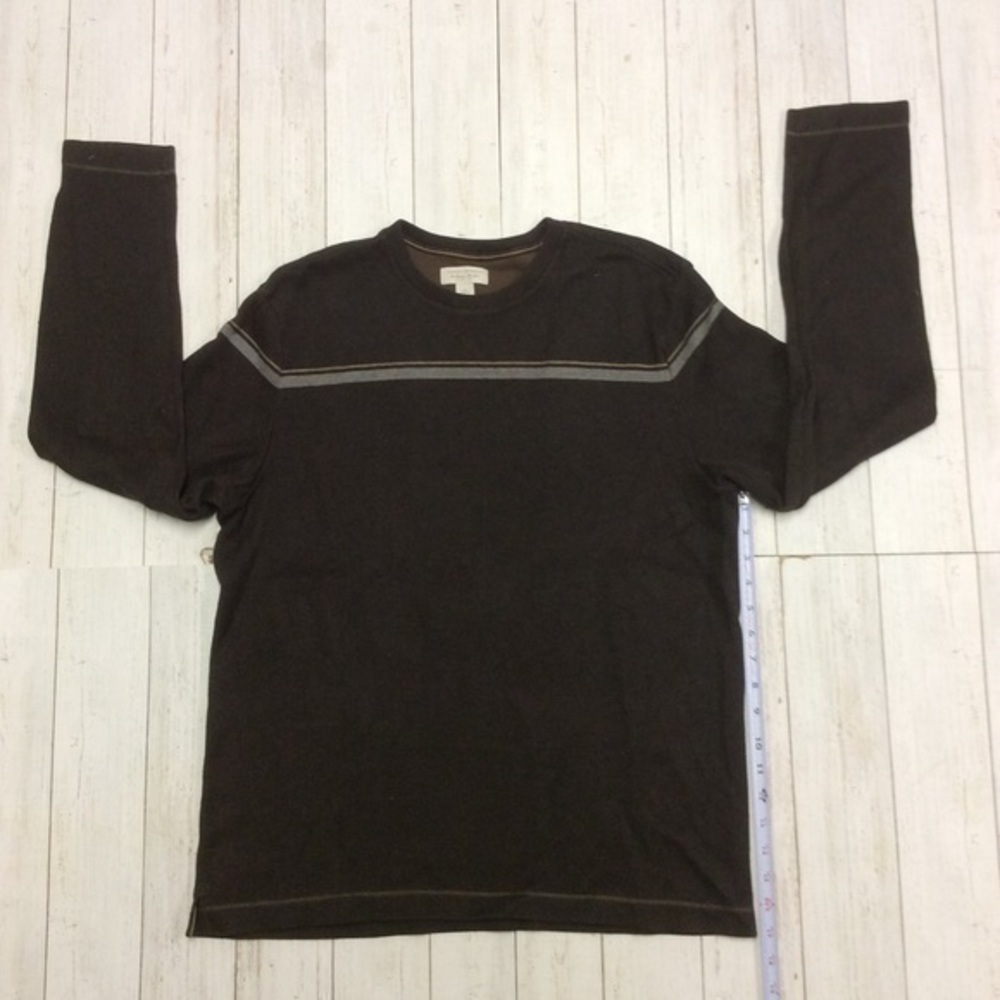 Banana Republic Men’s Brown Casual Classic Crewneck Long Sleeve Sweater - Picture 10 of 10